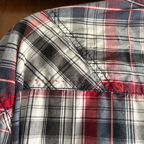 BKE Men's Multicolor Plaid Button Down Shirt - Picture 11 of 12